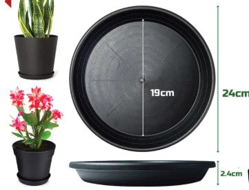 24 cm plastic plant pot Plastic Pot Tray