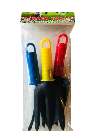 Garden Tool Set (Plastic Handle) - 3 Pcs