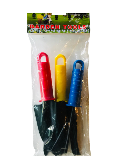 Garden Tool Set (Plastic Handle) - 3 Pcs