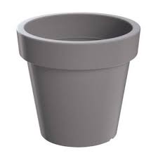 Grey White Pot