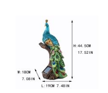 Peacock Solar Light