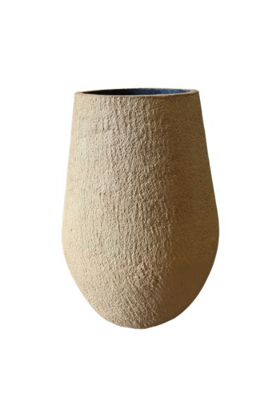 Decorative Cement Pots - Yellow