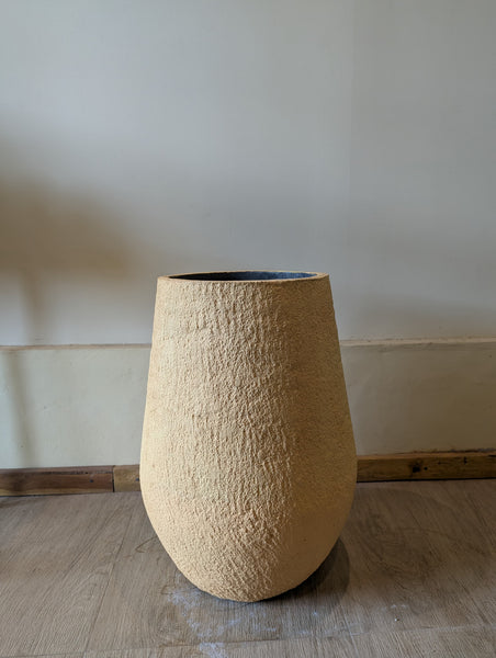 Decorative Cement Pots - Yellow