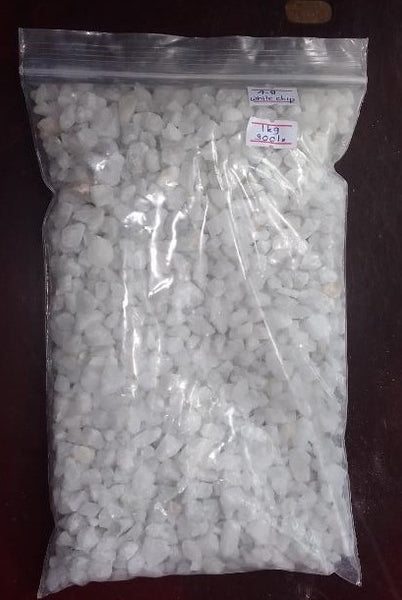 White Pebbles - (4-8 White Chip) 1kg