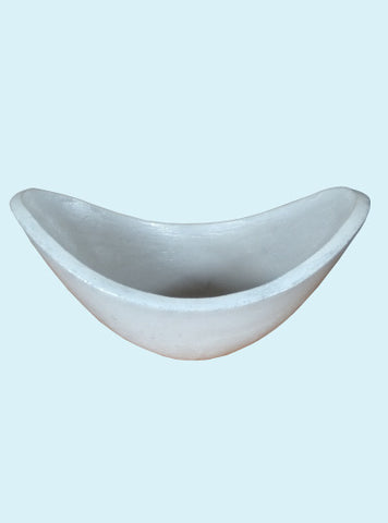 Ceramic Coated White Color Planter
