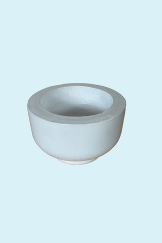 Ceramic Coated White Color Planter