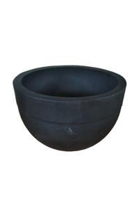 Ceramic Coated Black Color Planter